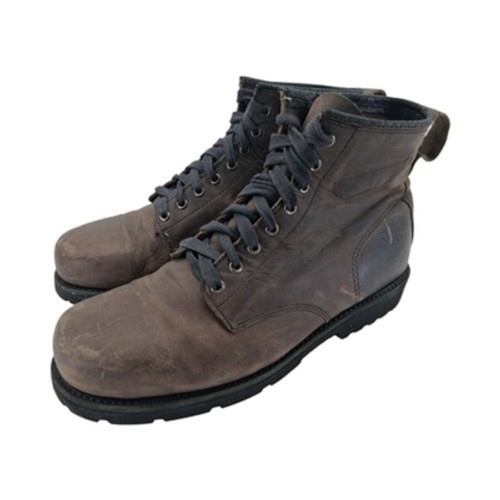 Brooklyn Boots Mens Size 9 Brown Leather Combat Ankle Vibram Work Boots